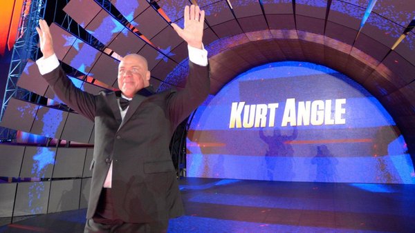 Kurt Angle WWE Hall Of Fame WrestleMania 33