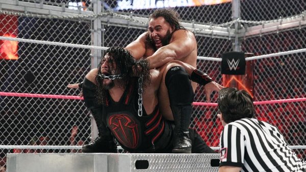 Rusev Roman Reigns Hell In A Cell