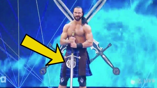 Drew McIntyre sword