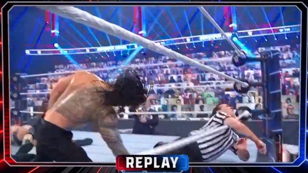 Roman Reigns Referee Bump