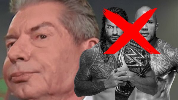 Vince McMahon The Rock Roman Reigns
