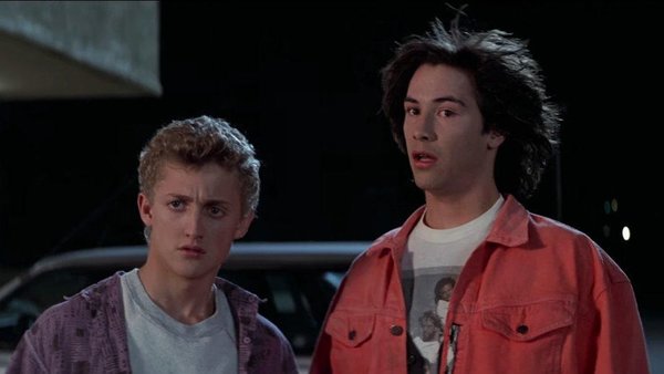 Bill & Ted's Excellent Adventure Keanu Reeves