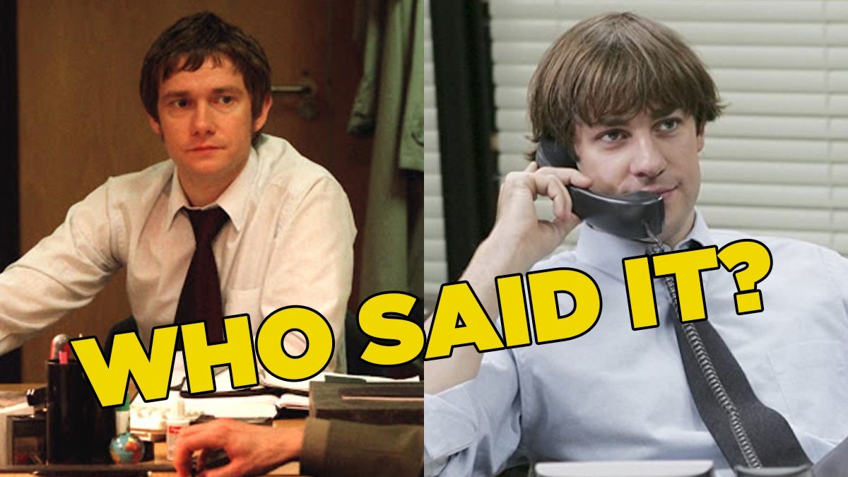 The Office UK Or The Office US Quiz: Who Said It - Tim Canterbury Or Jim  Halpert?
