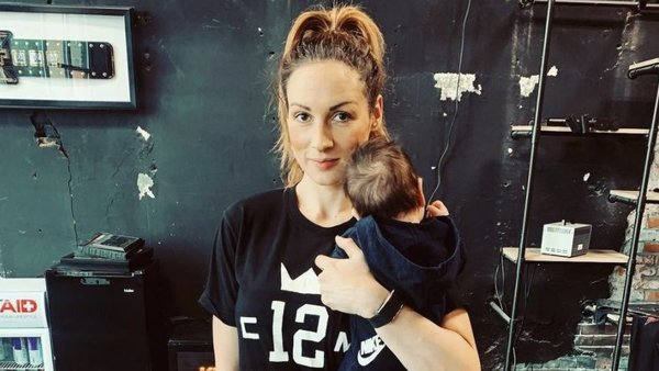THE MOM Becky Lynch and baby roux
