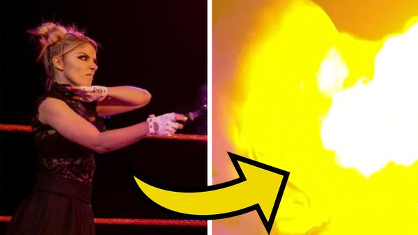Alexa Bliss Randy Orton fireball