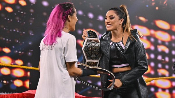 Backstage News On WWE NXT Women's Tag Team Titles 1