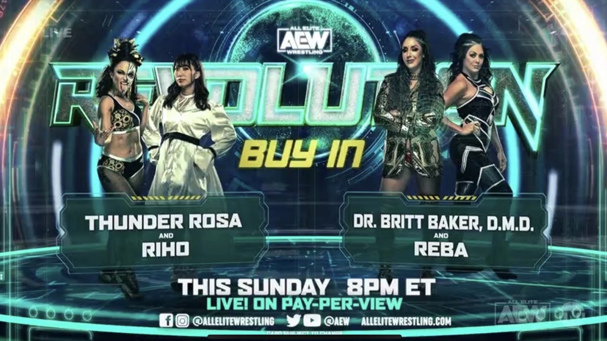 AEW Revolution 2021 Updated Card After Last Night�s Dynamite