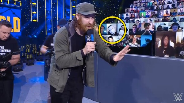 Sami Zayn Erick Rowan Sheep Mask