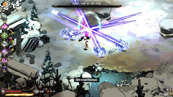 Crystal Clarity Beams Supergiant Hades Game Boss Battle 
