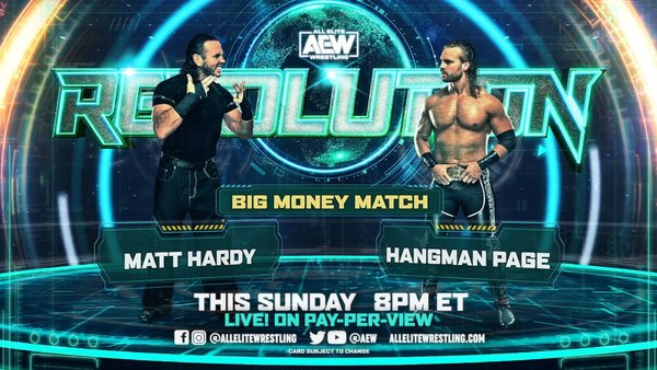 AEW Revolution 2021 Matt Hardy Hangman Page