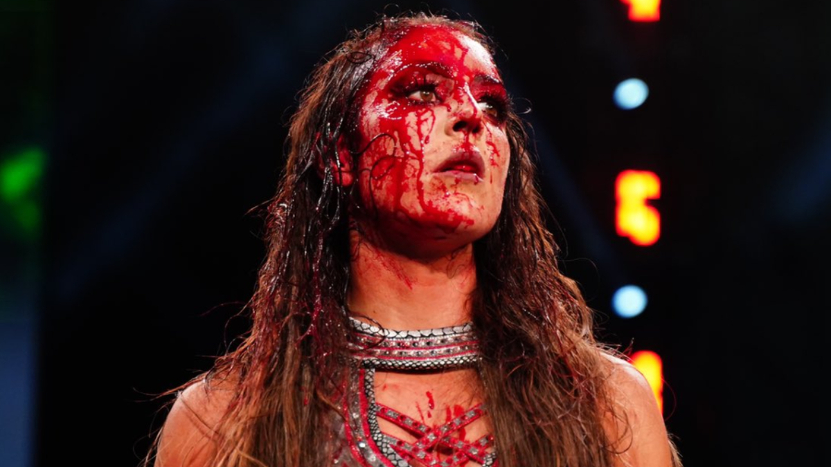 Thunder Rosa and Britt Baker bloodied each other up on AEW Dynamite.... 