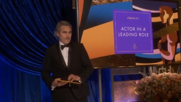 Oscars 2021 Joaquin Phoenix