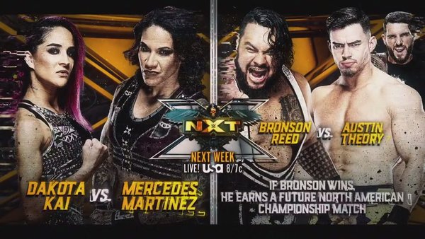 NXT matches