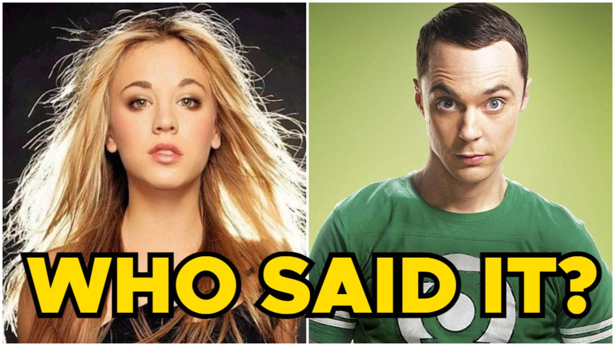 The Big Bang Theory Quotes Quiz: Who Said It - Penny Or Sheldon?