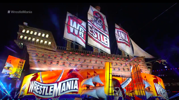 WrestleMania 37 set