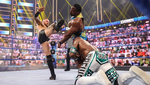 Aleister Black Big E Apollo Crews