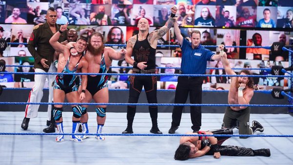 Commander Azeez Apollo Crews Alpha Academy Chad Gable Otis King Corbin Sami Zayn