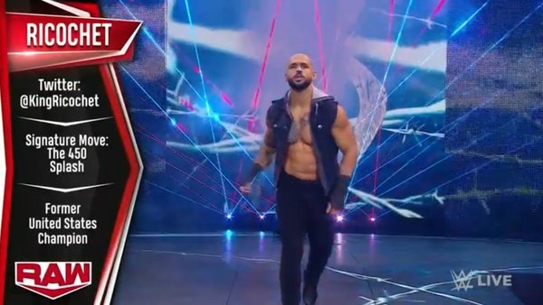 Ricochet WWE Raw