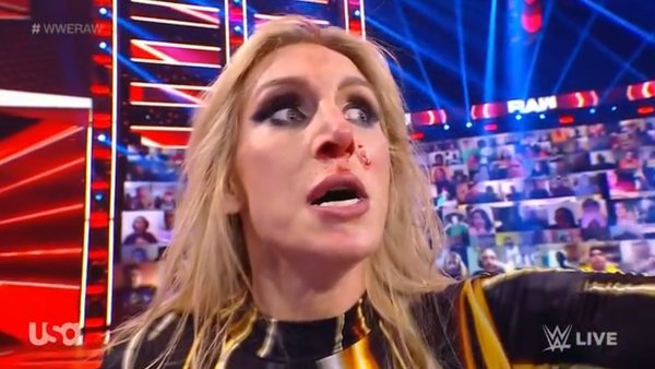 Charlotte Flair Face Blood