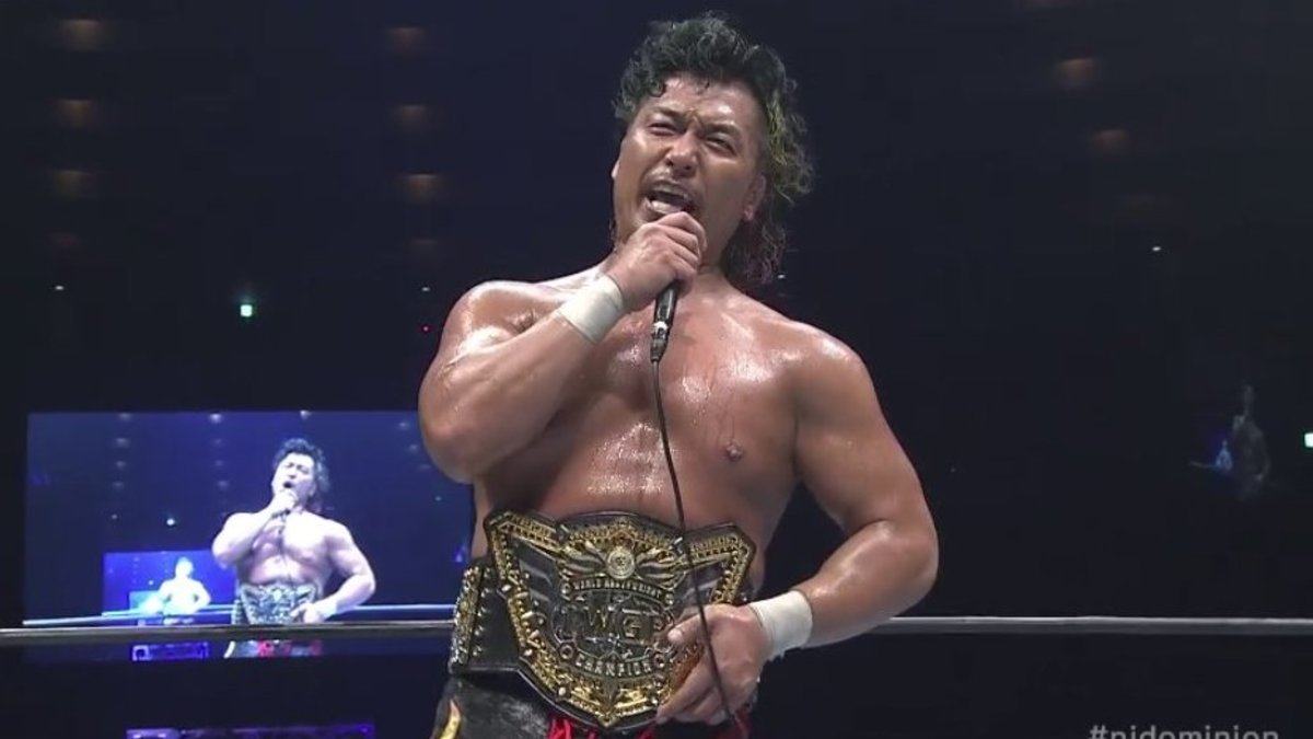 Shingo Takagi Wins IWGP World Heavyweight Title At NJPW Dominion 6.6