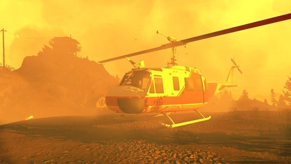 firewatch helicopter ending