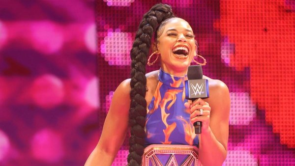 Bianca Belair Laughing