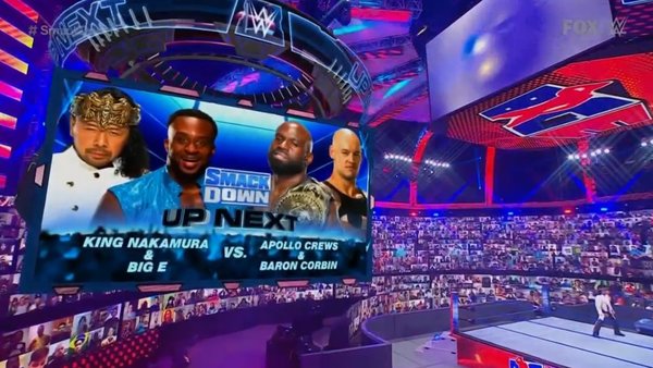 Shinsuke Nakamura Big E Apollo Crews Baron Corbin