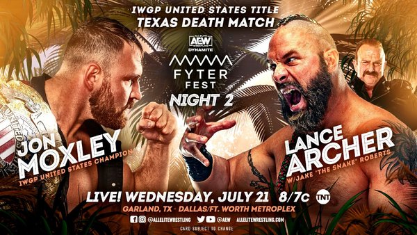 AEW match graphic