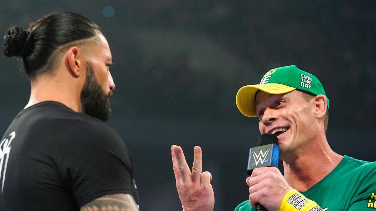 Backstage Notes On John Cena And Roman Reigns Wwe Smackdown Promo