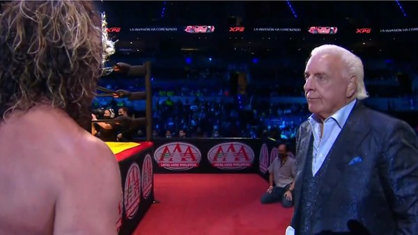 Kenny Omega Ric Flair AAA TripleMania XXIX