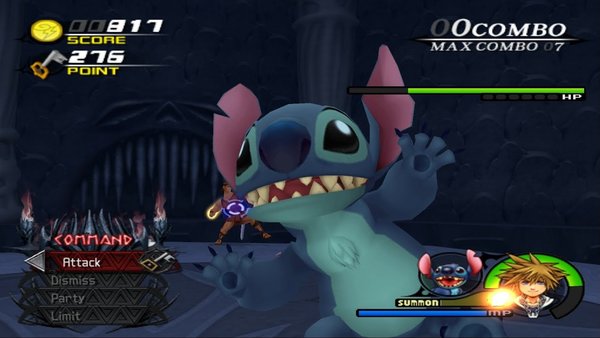 kingdom hearts 2 stitch