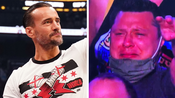 CM Punk crying fan