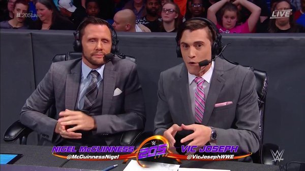 Nigel McGuinness Vic Joseph WWE 205 Live