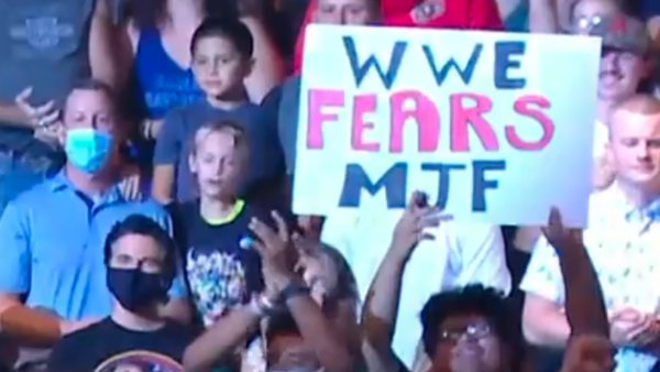 WWE MJF AEW Sign