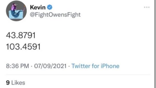 Kevin Owens tweet