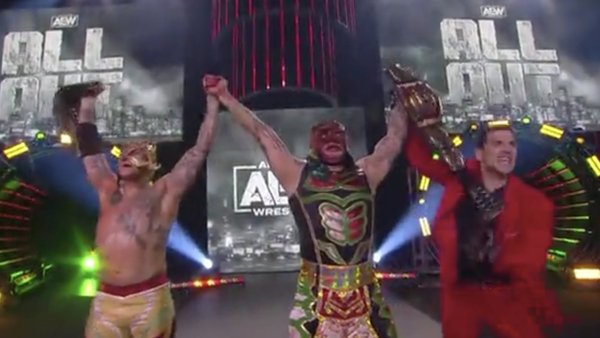 NEW AEW Tag Team Champions Crowned At All Out - Lucha Bros Defeat The Young  Bucks