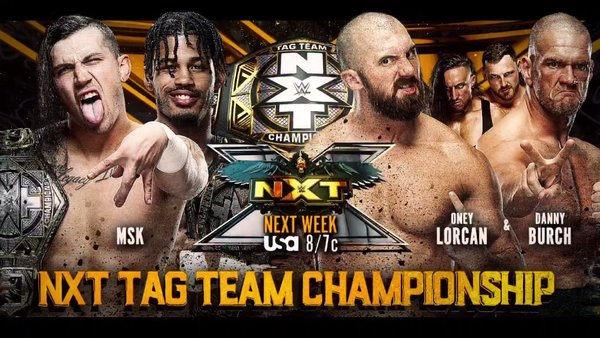 NXT tag team title banner