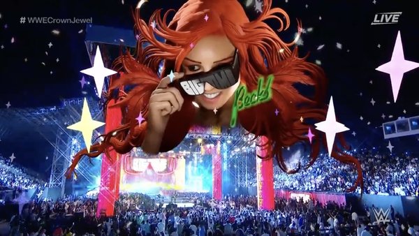 Becky Lynch WWE Entrance Graphics