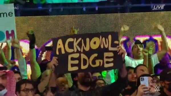 Edge WWE Fan Sign