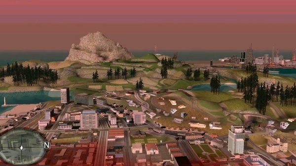 New GTA Trilogy update reintroduces the fog to San Andreas skyline