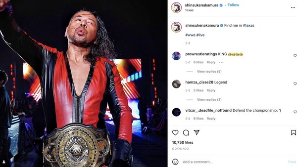 Shinsuke Nakamura Intercontinental Title