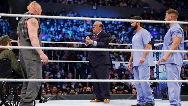 Paul Heyman Brock Lesnar Sami Zayn