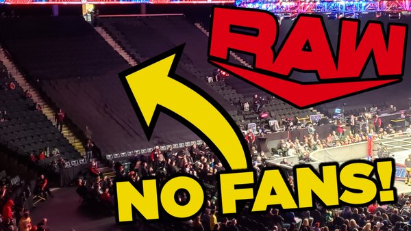 WWE Raw empty seats