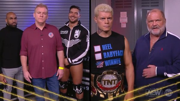 Cody Rhodes Arn Anderson Scorpio Sky Ethan Page Men Of The Year Dan Lambert