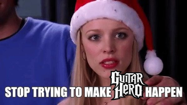 stop trying to make guitar hero happen