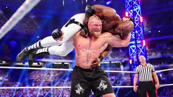 WWE Royal Rumble 2022 Brock Lesnar Bobby Lashley