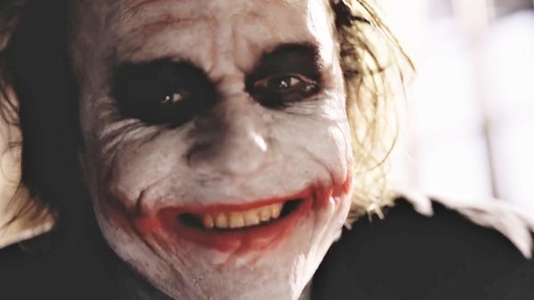 Heath Ledger Joker The Dark Knight bank heist opening