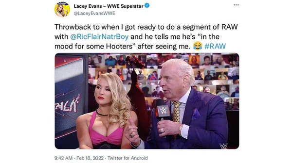 Lacey Evans Ric Flair Hooters