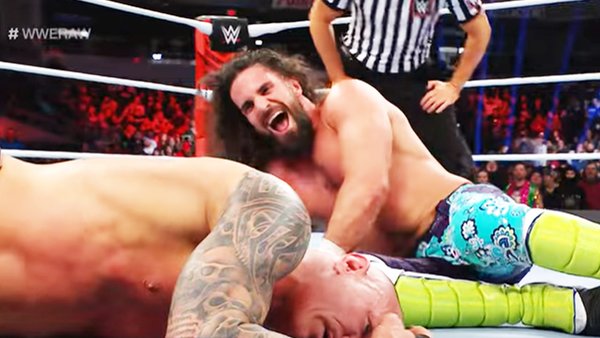 WWE Raw Seth Rollins Randy Orton