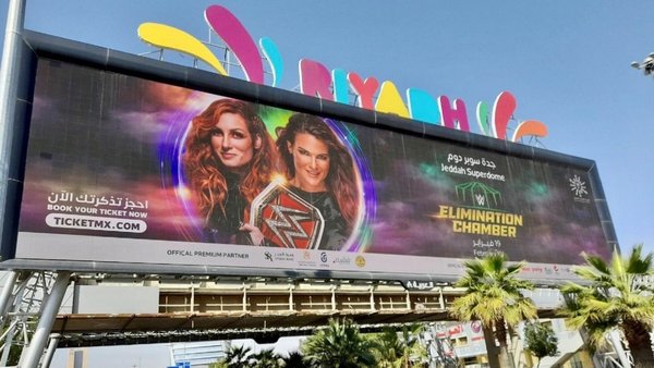 WWE Elimination Chamber Billboard Lita Becky Lynch